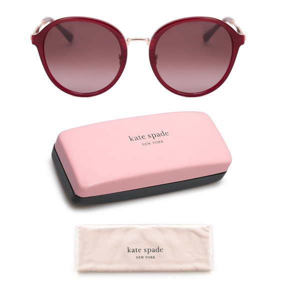 Kate Spade Red Round Sunglasses main image 5